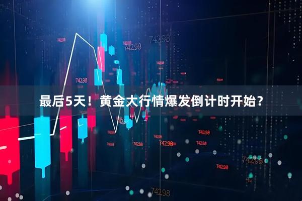 最后5天！黄金大行情爆发倒计时开始？